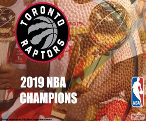 пазл Торонто Рэпторс, 2019 НБА чемпионов